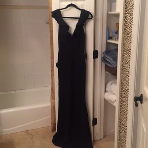 Lulus S Perfect Opportunity Navy Blue Maxi w tags!